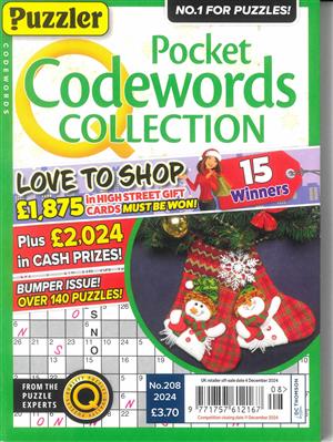 Puzzler Pocket Codewords Collection, issue NO 208