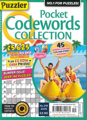 Puzzler Pocket Codewords Collection - NO 219