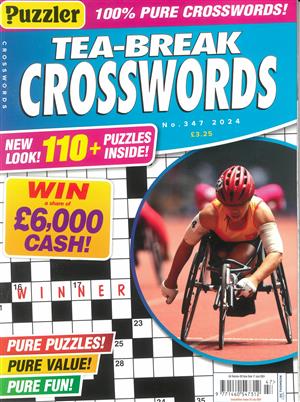 Puzzler Tea Break Crosswords - NO 347