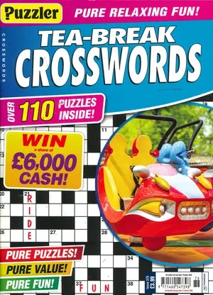 Puzzler Tea Break Crosswords Magazine