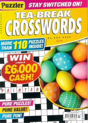 Puzzler Tea Break Crosswords - NO 343