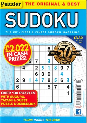 Puzzler Sudoku magazine
