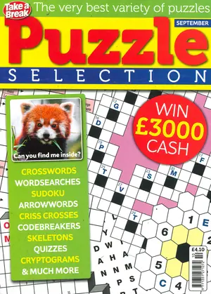 Take a Break Puzzle Selection Magazine