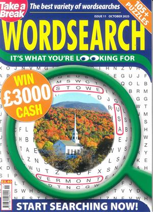 Take a Break Wordsearch - NO 11