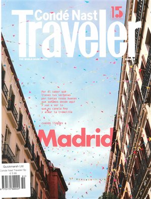 Conde Nast Traveller Spanish magazine