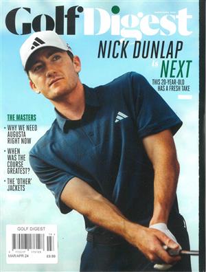 Golf Digest Magazine Issue MAR-APR