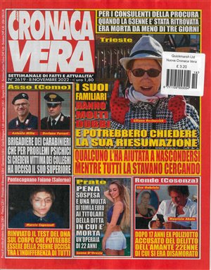 Nuova Cronaca Vera Weekly Magazine Issue NO 2619