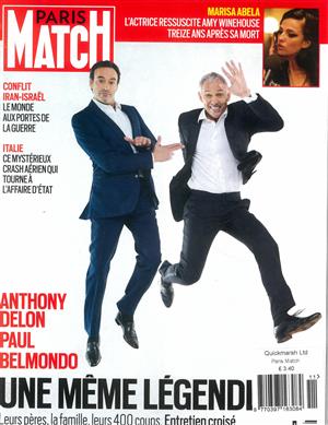 Paris Match Magazine Issue NO 3911