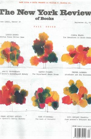 The New York Review of Books, issue 25/09/2025