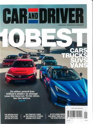 Car And Driver, issue JAN-FEB