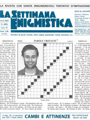 La Settimana Enigmistica Magazine Issue NO 4804