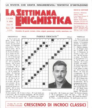 La Settimana Enigmistica Magazine Issue NO 4806