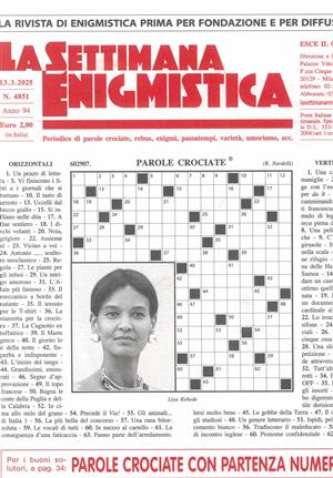 La Settimana Enigmistica, issue NO 4851