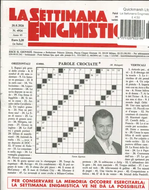 La Settimana Enigmistica - NO 4926