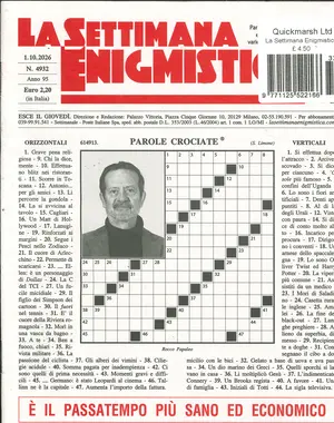 La Settimana Enigmistica - NO 4932, issue NO 4932