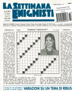 La Settimana Enigmistica - NO 4933, issue NO 4933