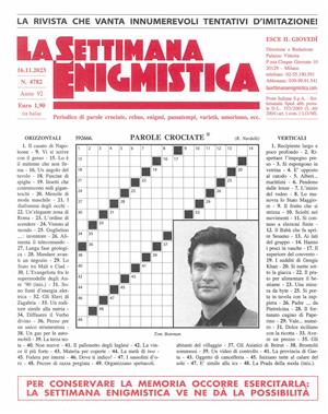 La Settimana Enigmistica - NO 4782