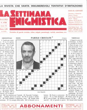 La Settimana Enigmistica - NO 4788