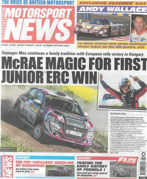 Motorsport News Magazine Issue 18/04/2024