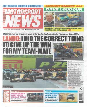 Motorsport News - 25/07/2024