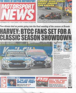 Motorsport News - 26/09/2024