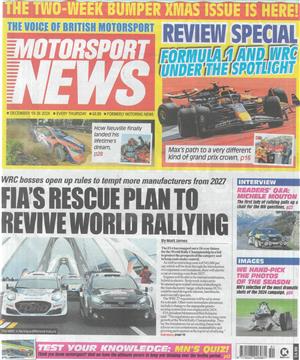 Motorsport News, issue 19/12/2024