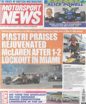 Motorsport News - 08/05/2025
