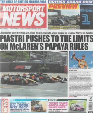 Motorsport News, issue 03/07/2025