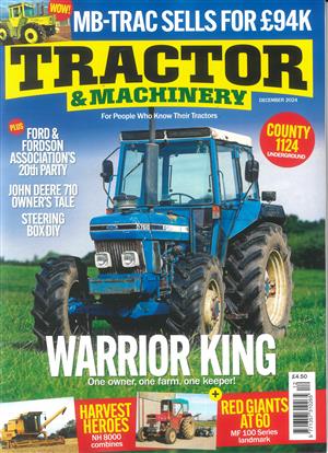 Tractor and Machinery - DEC 24