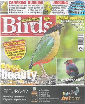 Cage and Aviary Birds Magazine Issue 27/03/2024
