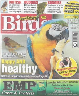 Cage and Aviary Birds - 03/04/2024