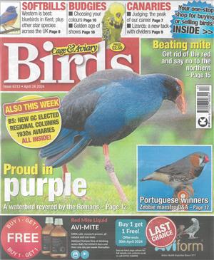 Cage and Aviary Birds Magazine Issue 24/04/2024