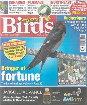 Cage and Aviary Birds - 14/08/2024