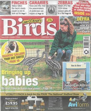 Cage and Aviary Birds - 02/10/2024