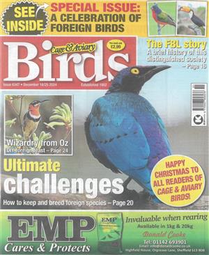 Cage and Aviary Birds - 18/12/2024