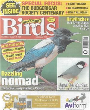 Cage and Aviary Birds - 29/01/2025