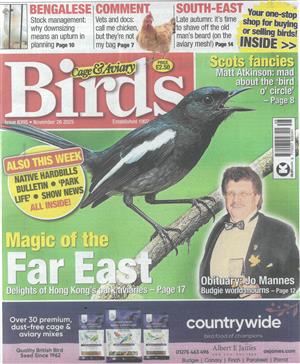 Cage and Aviary Birds - 26/11/2025