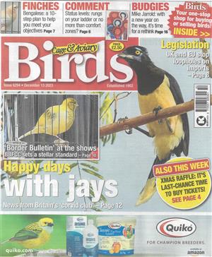 Cage and Aviary Birds - 13/12/2023