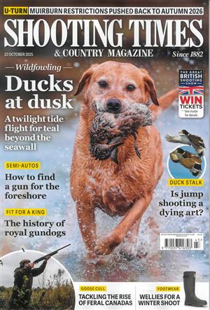 Shooting Times & Country - 22/10/2025