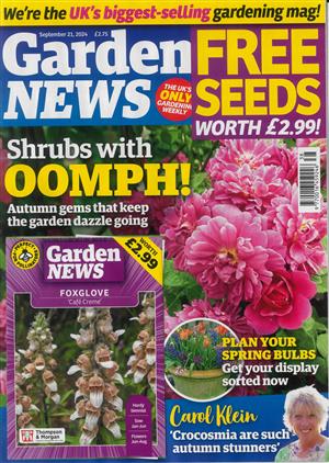 Garden News - 21/09/2024
