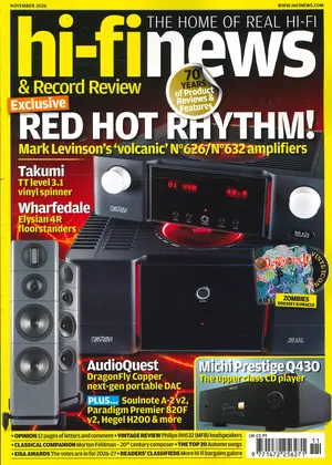 Hi-Fi News - NOV 26, issue NOV 26
