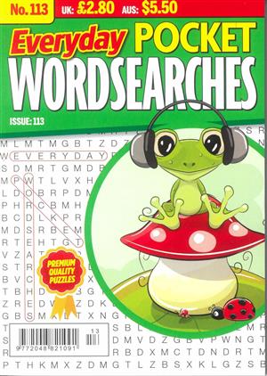 Everyday Pocket Wordsearches Magazine Issue NO 113