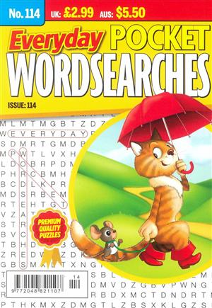 Everyday Pocket Wordsearches Magazine Issue NO 114