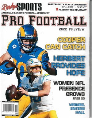 Lindy's Sports Pro Football Preview magazine