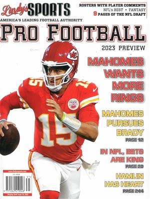 Lindy's Sports Pro Football Preview Magazine Issue ONE SHOT