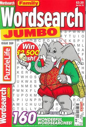 Family Wordsearch Jumbo Magazine Issue NO 359