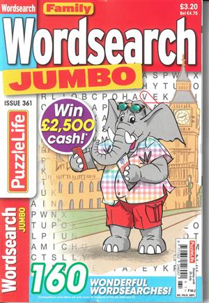 Family Wordsearch Jumbo - NO 361