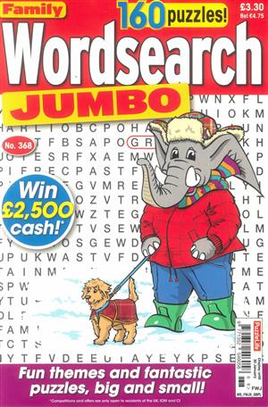 Family Wordsearch Jumbo - NO 368