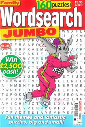 Family Wordsearch Jumbo, issue NO 369