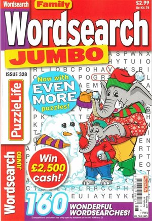 Family Wordsearch Jumbo magazine